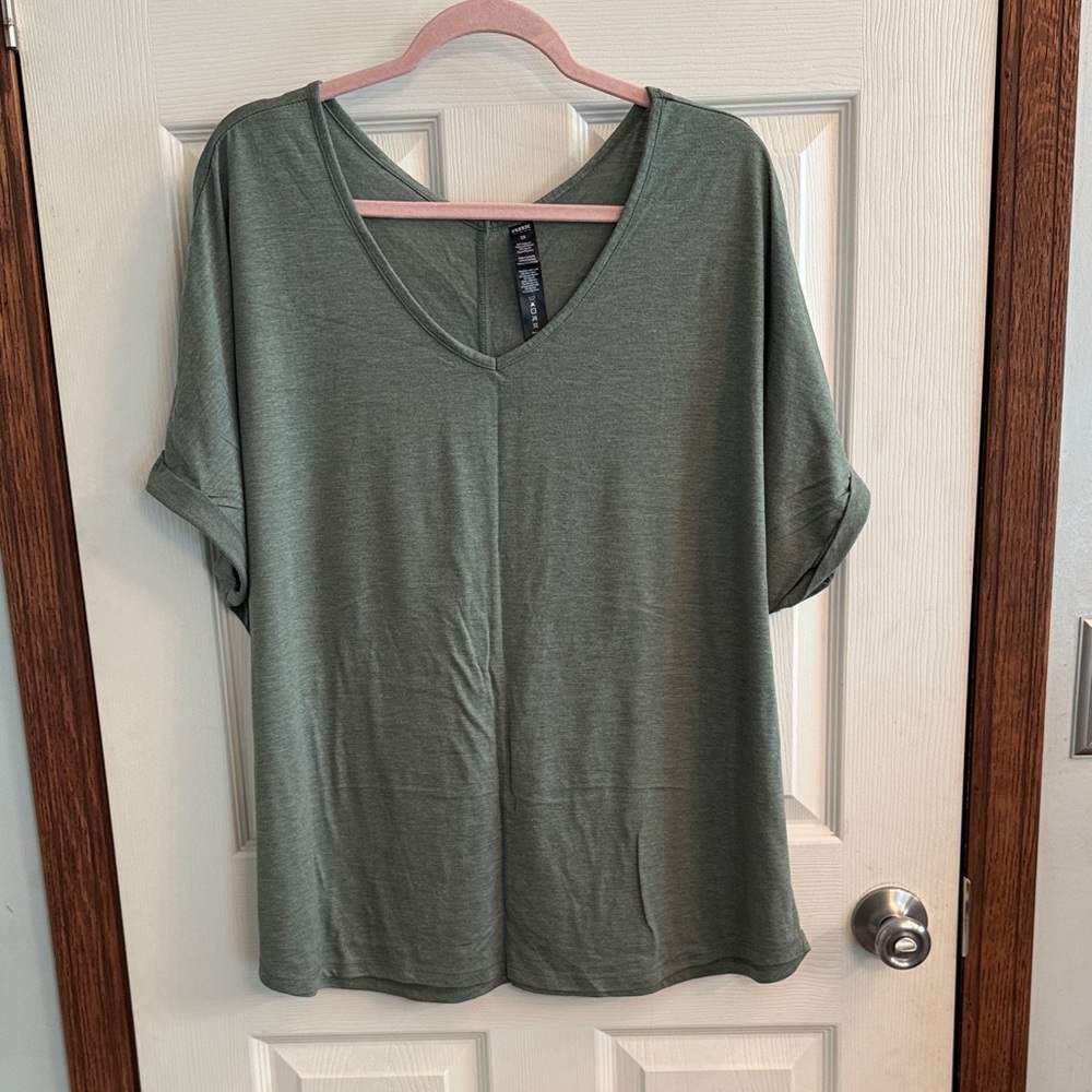 RBX Olive Short Sleeve V-Neck Tee